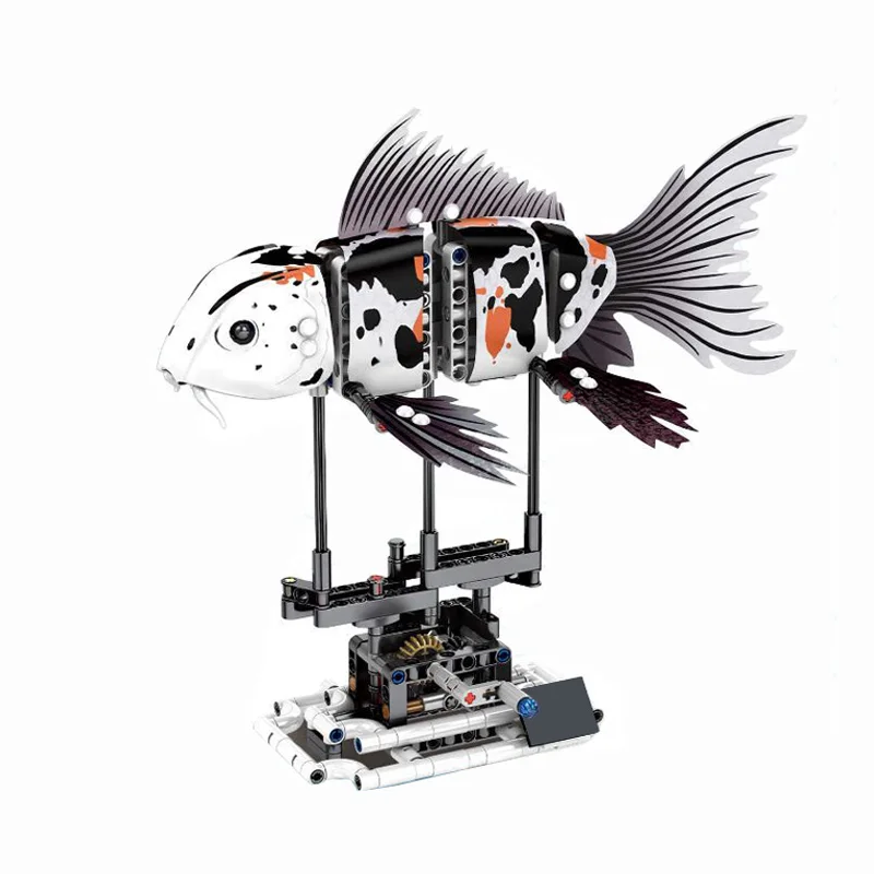 Forma Fish Set 20089 20090 20091 20092 LegoINGlys 81000 81001 81002 81003 SEMBO Creator Building Blcoks Koi Shark Bricks Toy