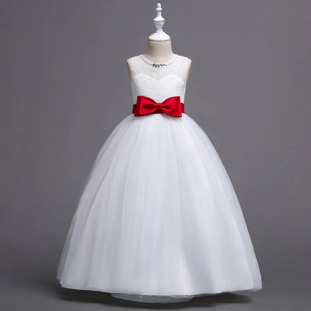 

2019 Girls Clothing Summer children's sleeveless new girls long dresses princess dresses night dress or party dress