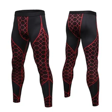 Эластичные тренировочные брюки мужские с принтом строчки леггинсы фитнес штаны для бодибилдинга тренировочные джоггеры колготки леггинсы для мужчин