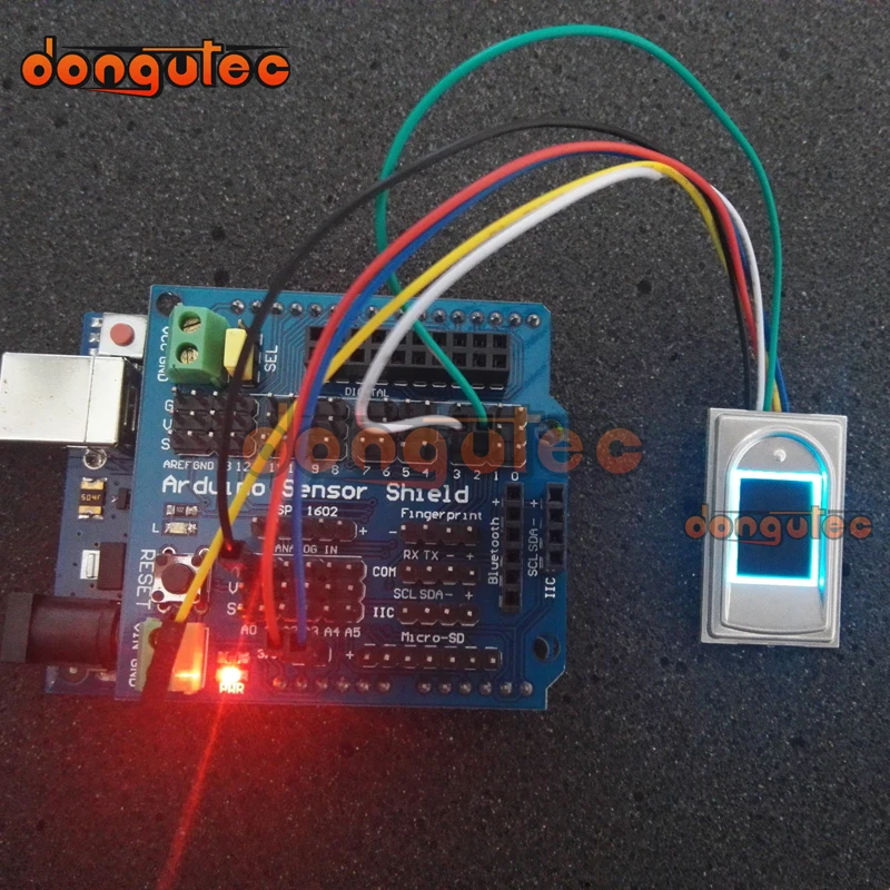 Полупроводниковый датчик отпечатков пальцев dongutec распознавания функция