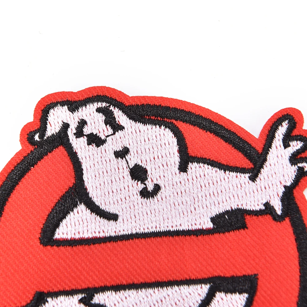 

New Ghostbusters No Ghost Movie Comics Logo Kid Baby Jacket T shirt Iron on Patch Embroidered Symbol Badge Cloth Sign Costume