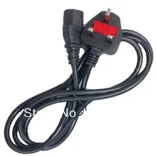 100 шт 1,8 м Кабель Питания UK/шнур электропитания стандарта Великобритании/три провода кабель/провод шнур/три шнур; кабель питания