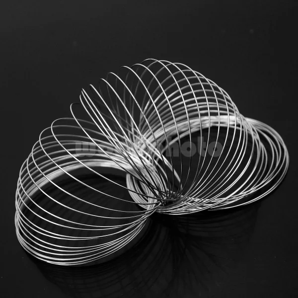 

Simple Stainless Steel Silver Plated Memory Wire 60 Loops Round Jewelry Accessory For Bangle Bracelet