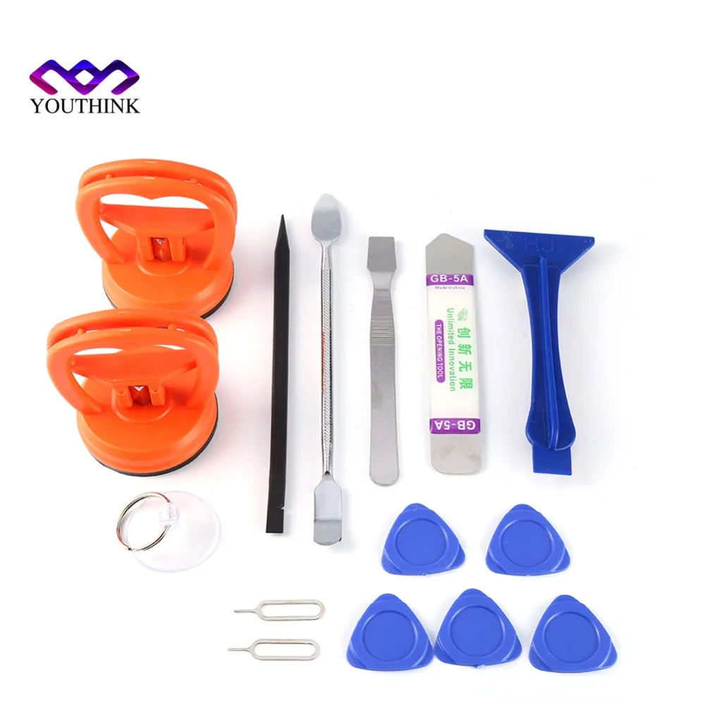 

Professinal Mobile Phone Repair Tool 15 in 1 LCD Screen Suction Cup Spudger Opening Repair Full Tool For Phone Tablet Laptop