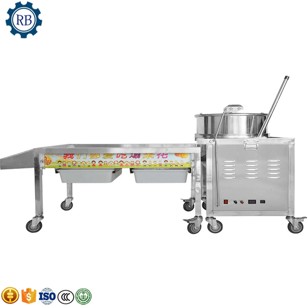 

Lowest Price commercial caramel kettle corn popcorn machine for sale industrial popcorn making machine