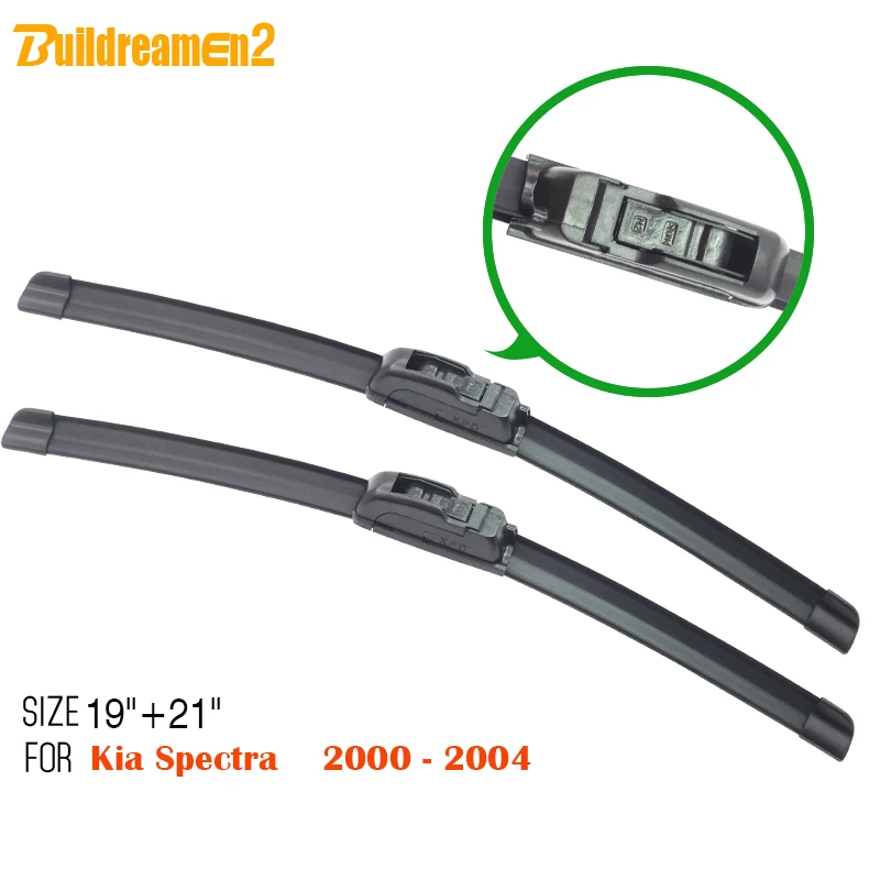 Buildreamen2 Auto Bracketless Window Wiper For Kia Spectra 2000 2004 2