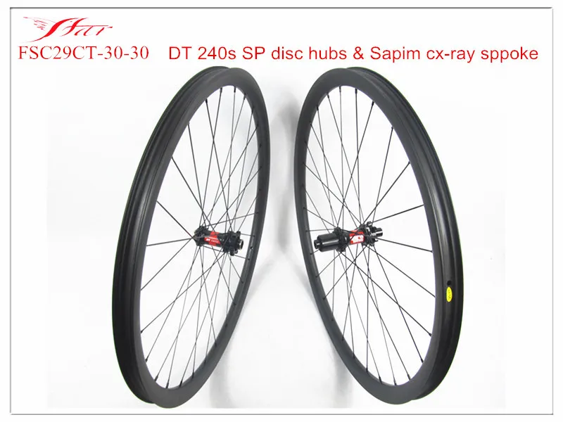 DT 240s ступицы дисков 15*100/12*142 мм Китайский MTB wheelset 29er горный велосипед 30 x клинчер