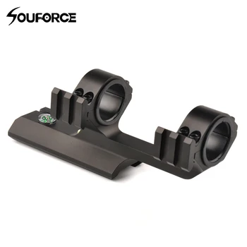 

Hot sell Hunting Rifle Scope Mount 25.4mm/30mm Diameter Rings with Spirit Bubble Level&Compass Fit 20mm Weaver Picatinny Rail