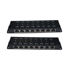 Многопортовый пассивный 10/100 Мбит/с питание через Ethernet PoE инжектор 8 портов-питание не включено: POE-8-ENC