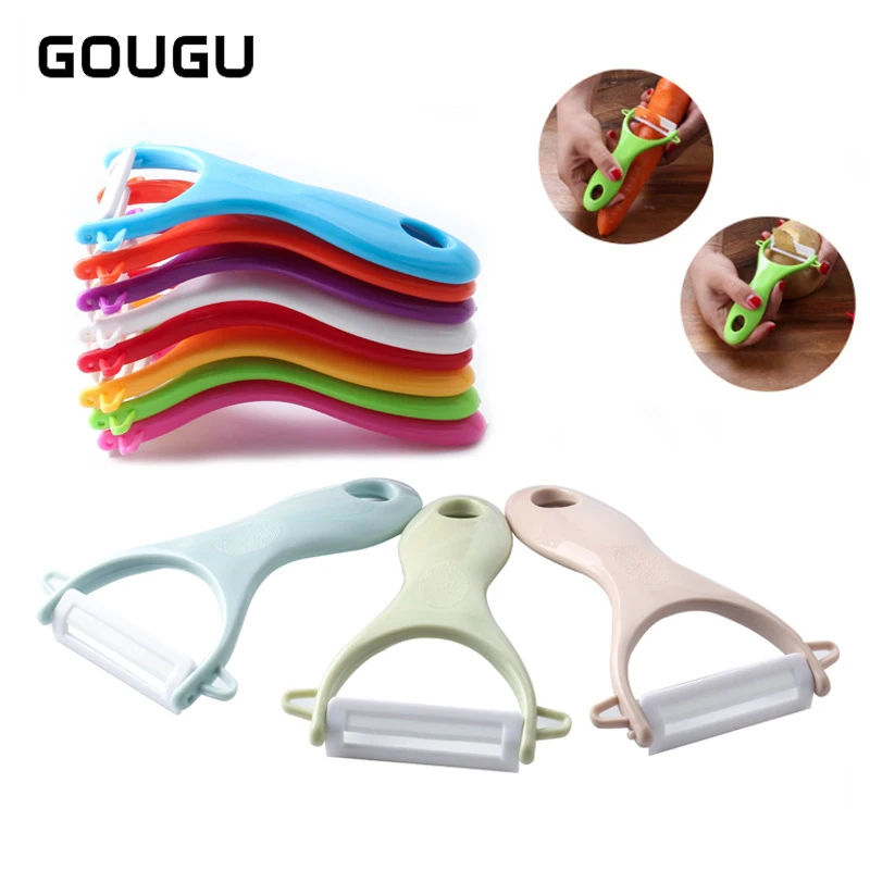 

GOUGU Ceramic Peeler Vegetable Fruit Peeler Slicer Cooking Tools Kitchen Accessories Gadgets 1Pc
