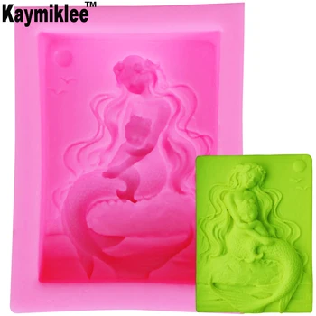 

S022 Mermaid Baby Silicone Soap Mold Fondant Mould Cake Decorating Tools Candy Jelly Jello Chocolate Gumpaste,Sugarcraft