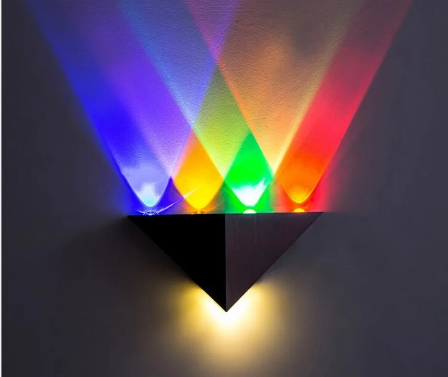 5W Triangle LED Wall Light Sconces Mirror Lamp Backlight Decorative LED