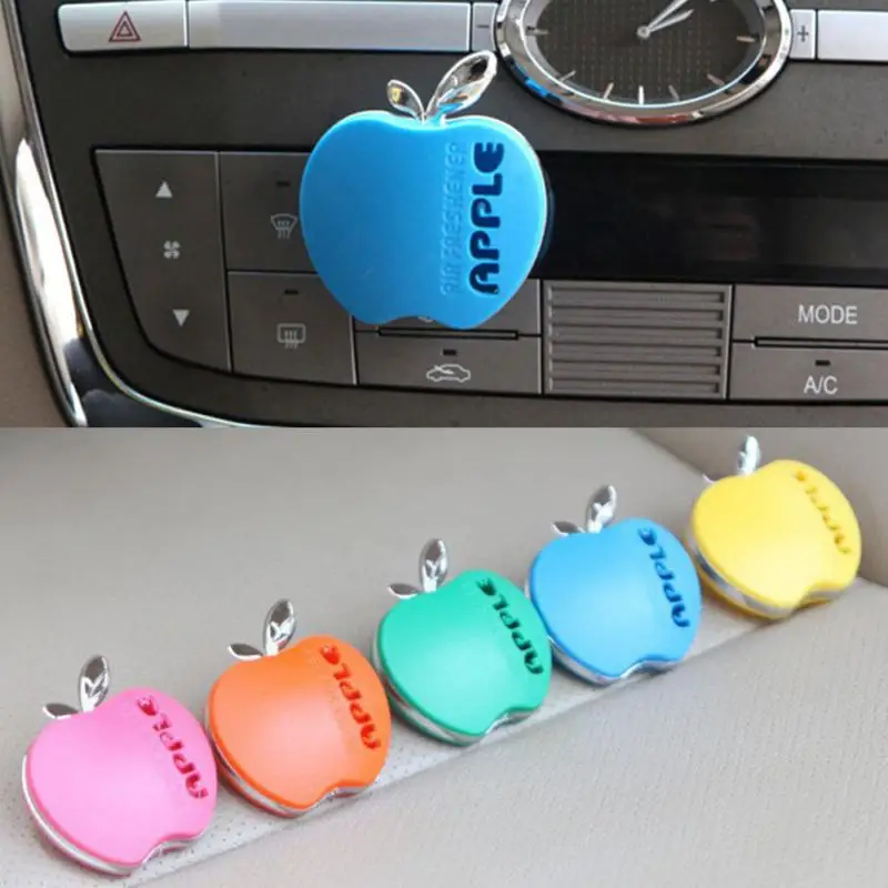 

Car Outlet Perfume Cute Apple Shape Smell Remover Various Odor Type Decoration