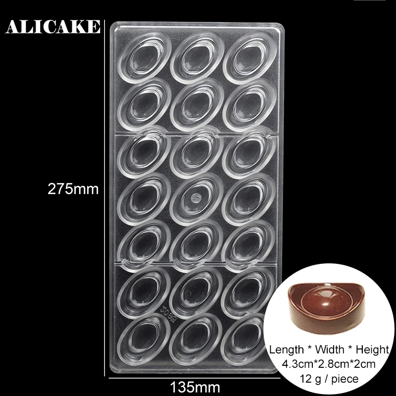 

Gold Ingot Chocolate Form Plastic Candy Dessert Mold Polycarbonate Baking Pastry Tools for Baker Party Handmade Chocolate Mould