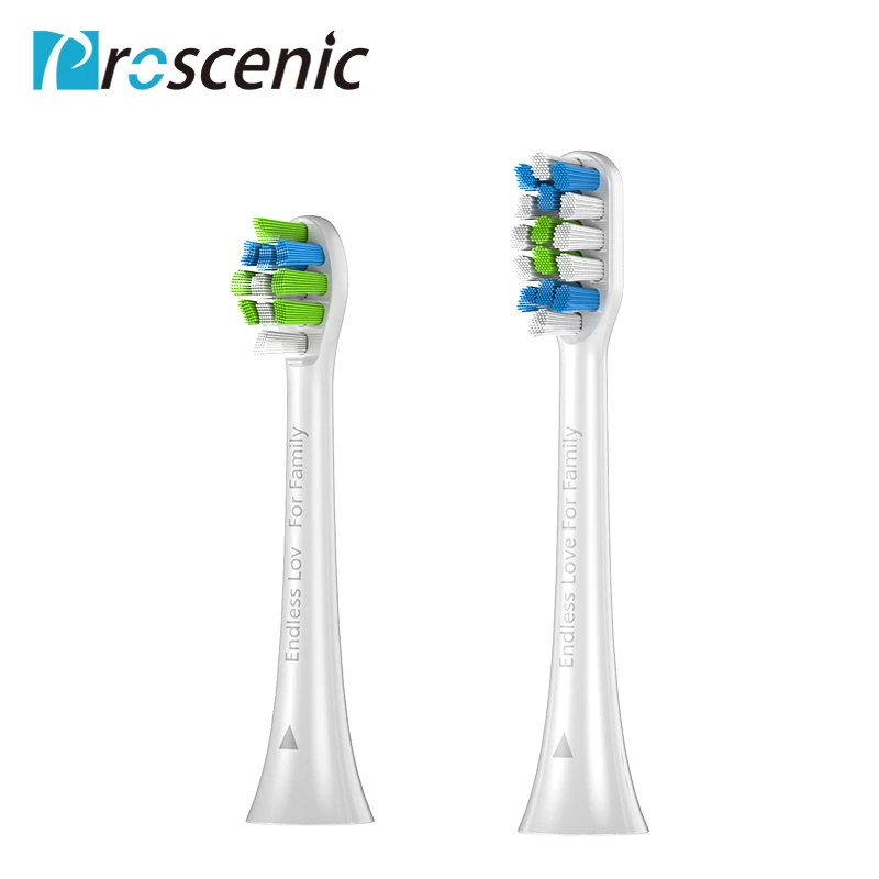 2 шт Сменная головка зубной щетки для Proscenic электрическая зубная щетка(черная или белая