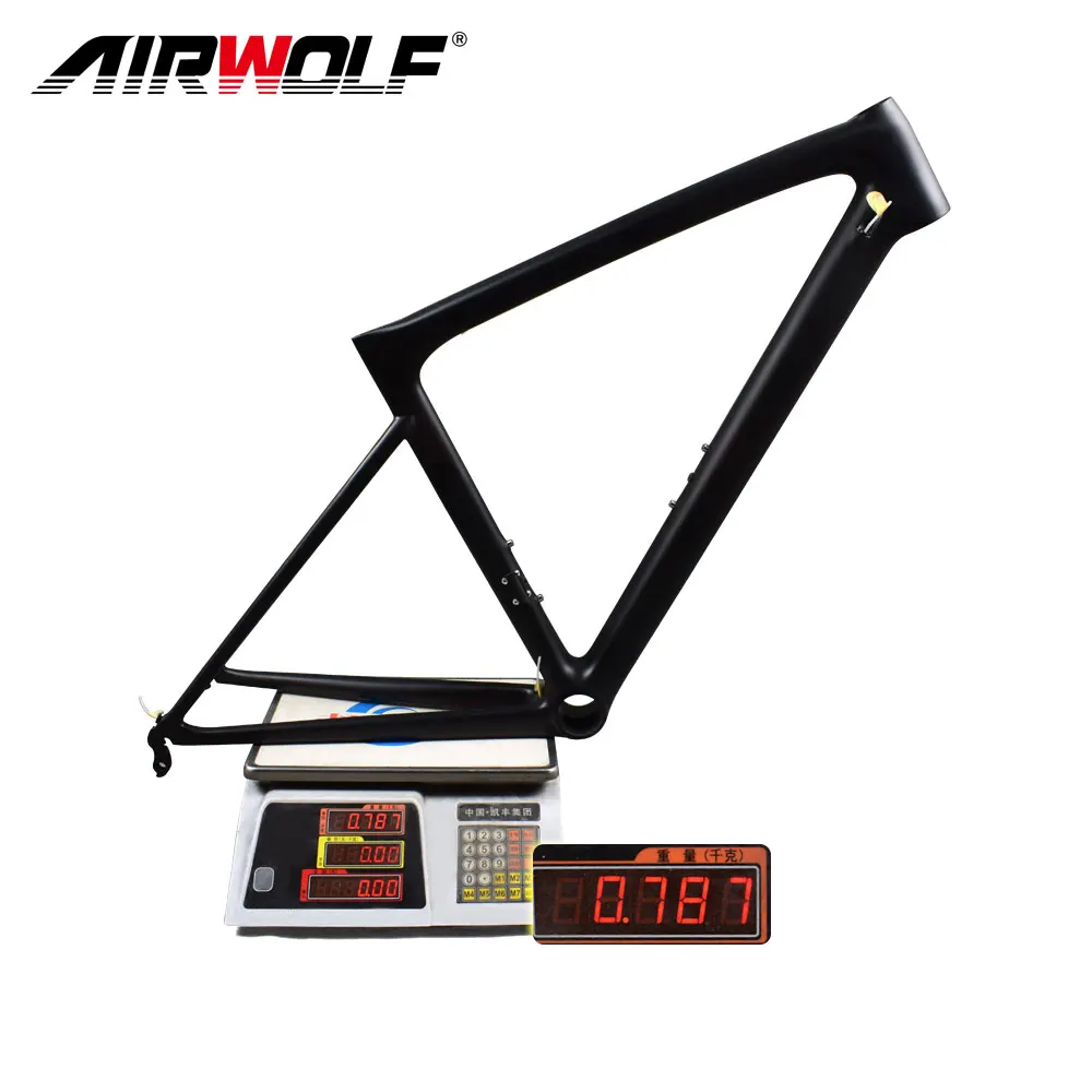 Cheap Airwolf new carbon road frame only 787g ultralight carbon bike frame with fork/seatpost/headsets Chinese bicicleta carbon frame 1