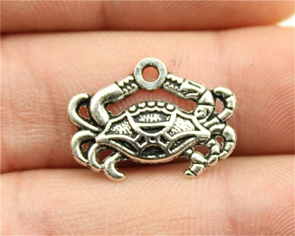 Buy WYSIWYG 15pcs 14x20mm Pendant Crab Crab Charm