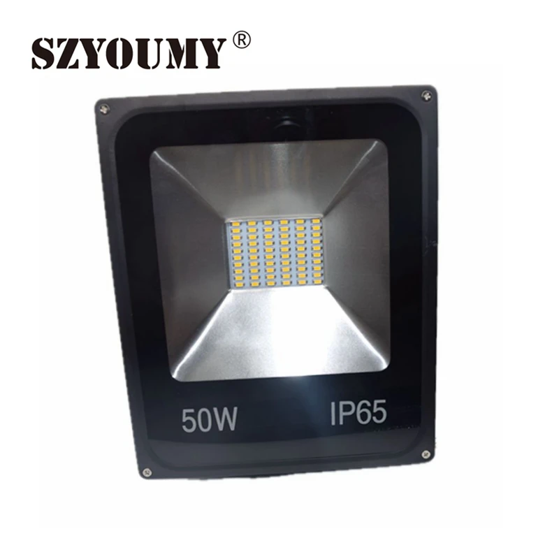 

SZYOUMY 4PCS 50W LED Outdoor Led SMD Flood Light Floodlight Ccool White/Warm White Garden Lamp Wall Led Light AC 85V-265V IP65