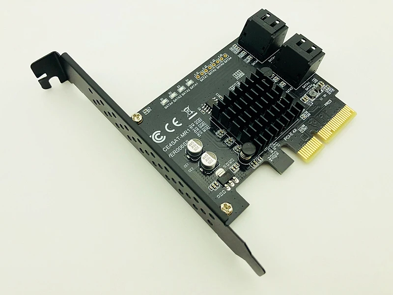 Плата расширения Marvell 88SE9230 SATA PCI Express с 4 портами контроллер плата Raid E адаптер на
