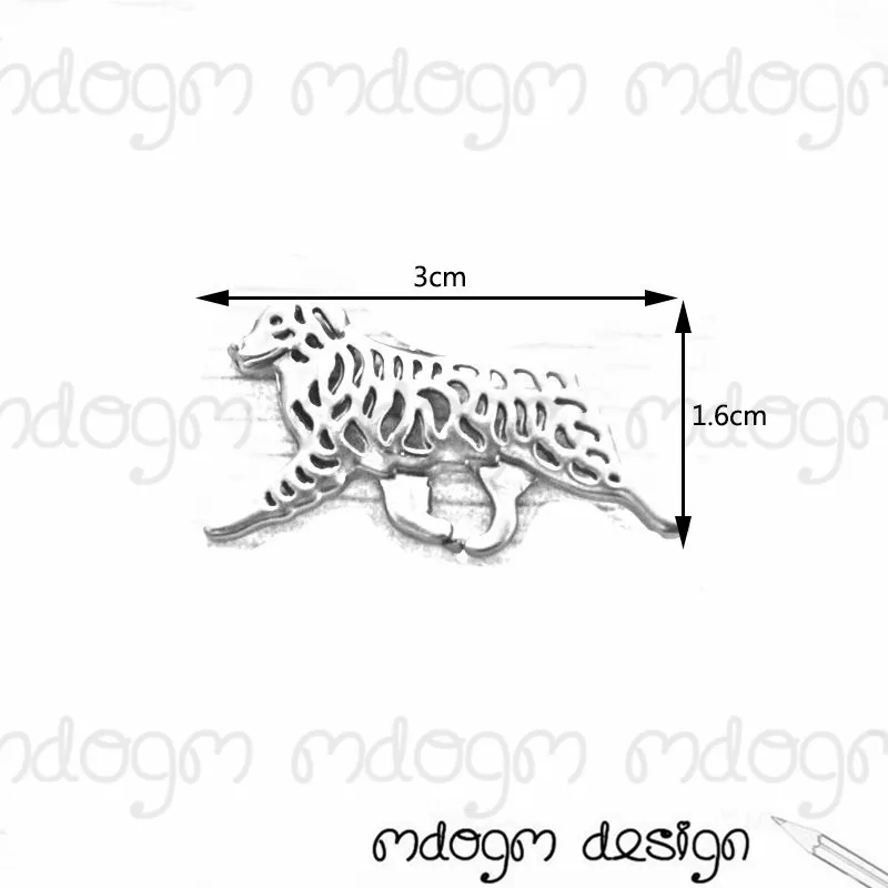 Mdogm броши и булавки в виде австралийской овчарки, милые металлические значки на воротник для маленького отца, подарок для мужчин B054