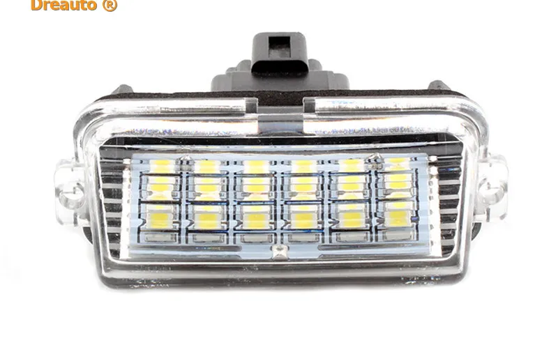 Dreauto 2 шт. 18SMD автомобильные запчасти аксессуары для номерного знака лампочки Toyota
