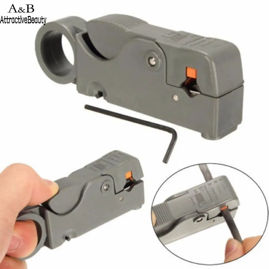 

Plier Made Cable Stripper Multifunctional and Stripping Coaxial 8mm of steel durable ABS Cable sturdy Network and Clamp