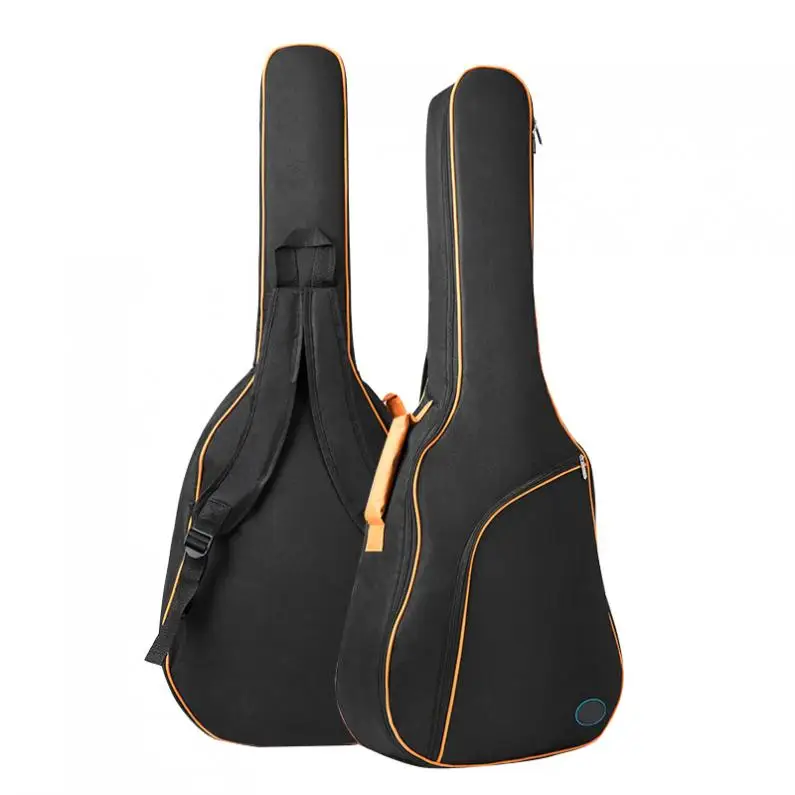 40/41 дюймов Оксфорд ткань чехол для гитары Красочные края Gig Bag двойные ремни Мягкий 10 мм хлопок мягкий водонепроницаемый рюкзак