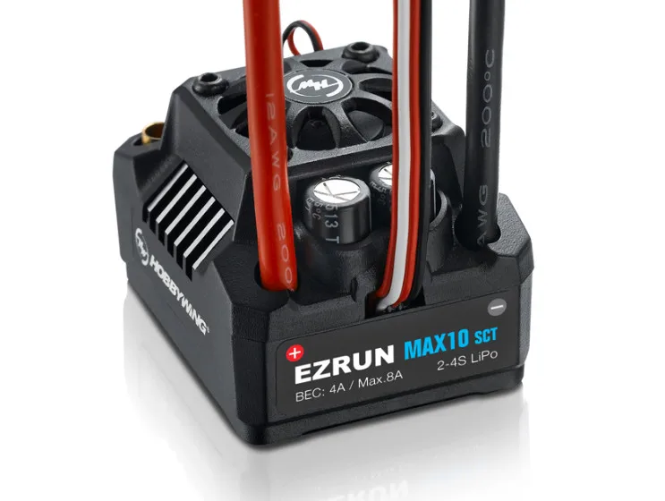 Hobbywing EZRUN 120A Max10 Водонепроницаемый Brushless ESC 1/10 SCT RC хобби грузовик MAX10-SCT 120A