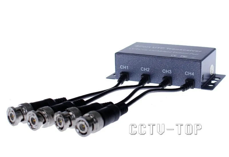 CCTV 4 канальный пассивный видео BNC мама к UTP камера DVR Balun 4 порта UTP Трансивер CCTV через неэкранированную витую пару