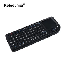 Kebidumei Mini kablosuz klavye hava fare 2.4G el Touchpad oyun için telefon için akıllı tv kutusu için android 2.4G