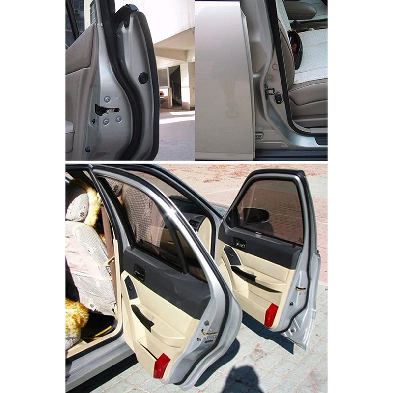 Маленький D Тип автомобиля звукоизоляция уплотнение прокладки 4 м клейкий Водонепроницаемый Профессиональный АВТО резиновое уплотнение для дверей полосы(11*10 мм