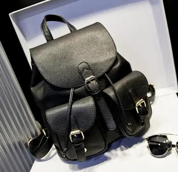 

ETN BAG 081016 hot sale lady fashion leather backpack female casual travel bag