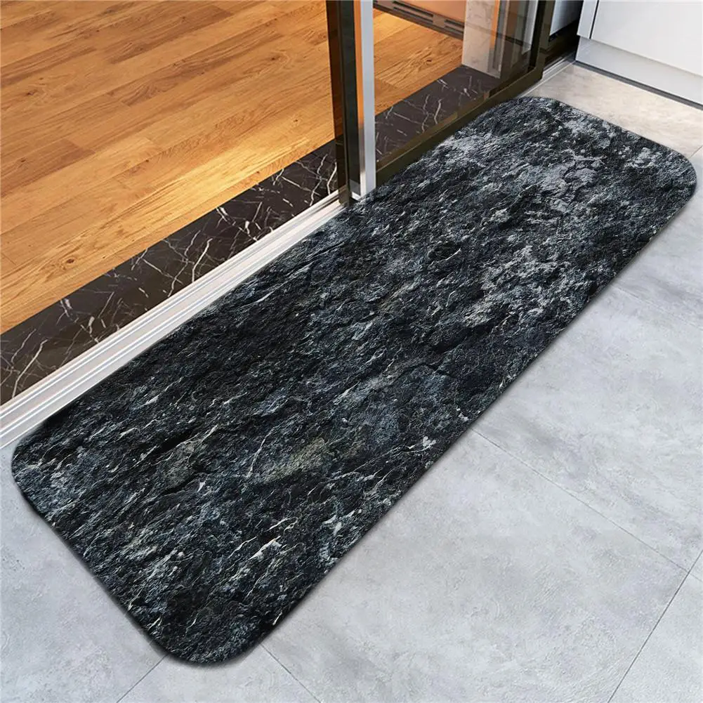 

Simulation Stone Pritned Mat Door Carpet Kitchen Slip Absorbent Pad Toilet Absorbent Non-slip Mat Carpet Tapete Doormat