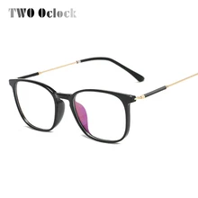Двух часах с защитой от синего света очки Для женщин мужские Ультра-легкие TR90 очки Квадратные очки Рамка для оптического близорукость очки X1774
