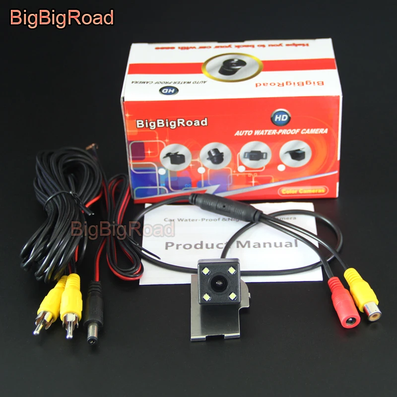 BigBigRoad Car Rear View Backup CCD Camera Night Vision parking camera For Honda Civic Avancier URV CRV CR-V 2016 2017 | Автомобили и