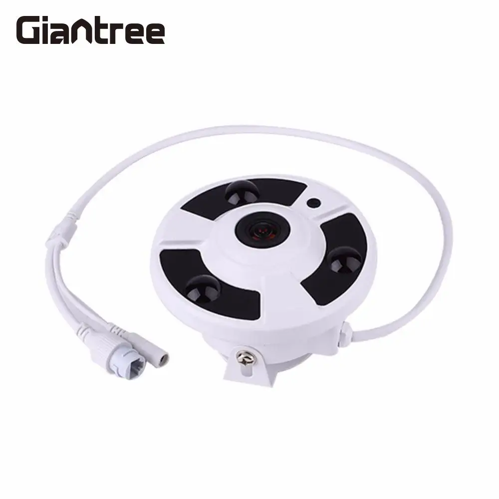 

giantree Network Fisheye Smart Wifi Camera Home Onvif Fisheye Panorama Infrared Night Vision CCTV Camera HD Camcordor