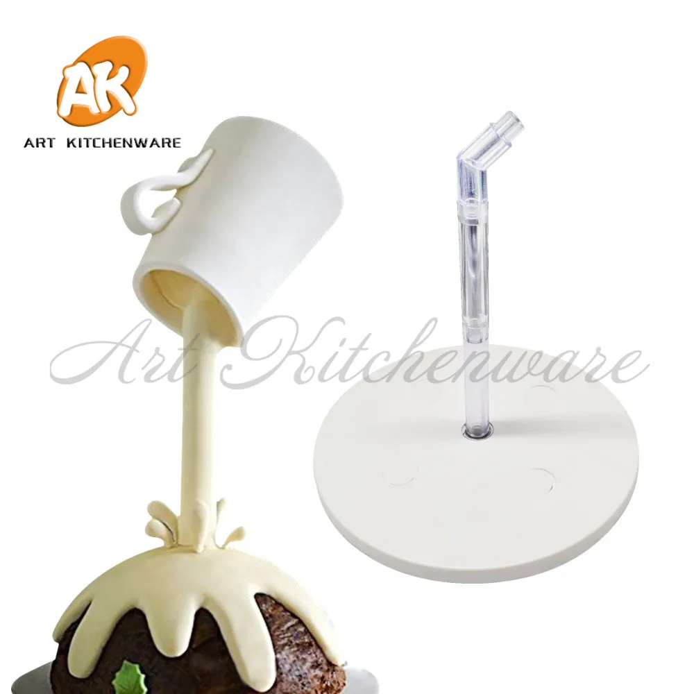 

Support Structure Frame Anti Gravity Cake Pouring Kit Hanging Decorative Cake Stand Birthday Wedding Party DIY Cake Tools