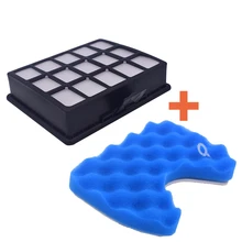 Kit de filtre et filtre éponge pour Samsung DJ97-00492A SC6520 SC6530 / 40/50/60/70/80/90 aspirateur filtre de rechange