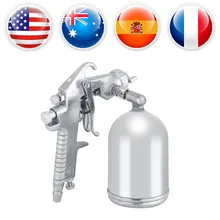 1 шт. распылитель краски мм сопло 400CC режим гравитации подачи воздуха краскопульт пневматический инструмент портативный