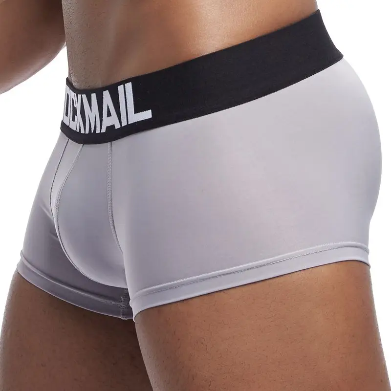 Мужские трусы боксеры JOCKMAIL дышащие нейлоновые из ледяного шелка нижнее белье для