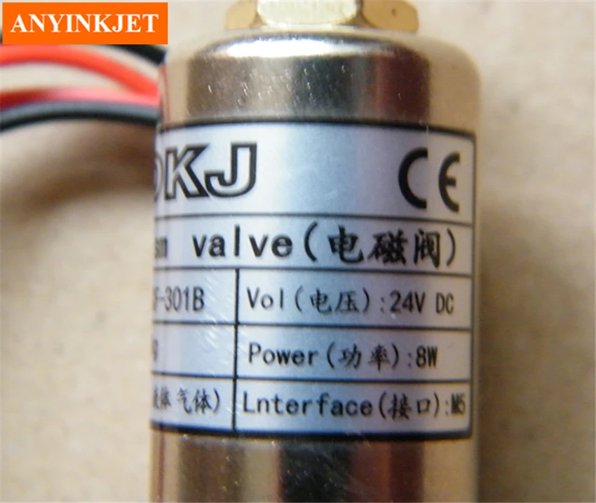 24 В 5 Вт принтер электромагнитный клапан для Infiniti Allwin myjet Zhongye gongzhen Вит-цвет JHF Vista Флора Fly- crystal Jet струйный принтер
