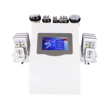 

Slimming Ultrasonic Liposuction Cellulite Reduction 40K Cavitation Multipolar RF Vacuum Slimming Machine Face Skin Lifting
