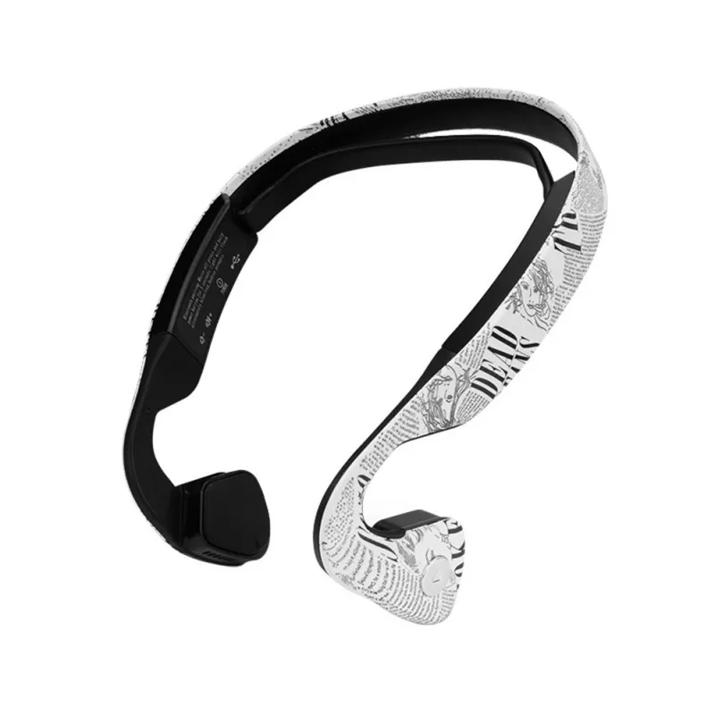 EDAL Wireless Bluetooth Stereo Printed Bone Conduction Headset Earphone With Mic font b Sport b font
