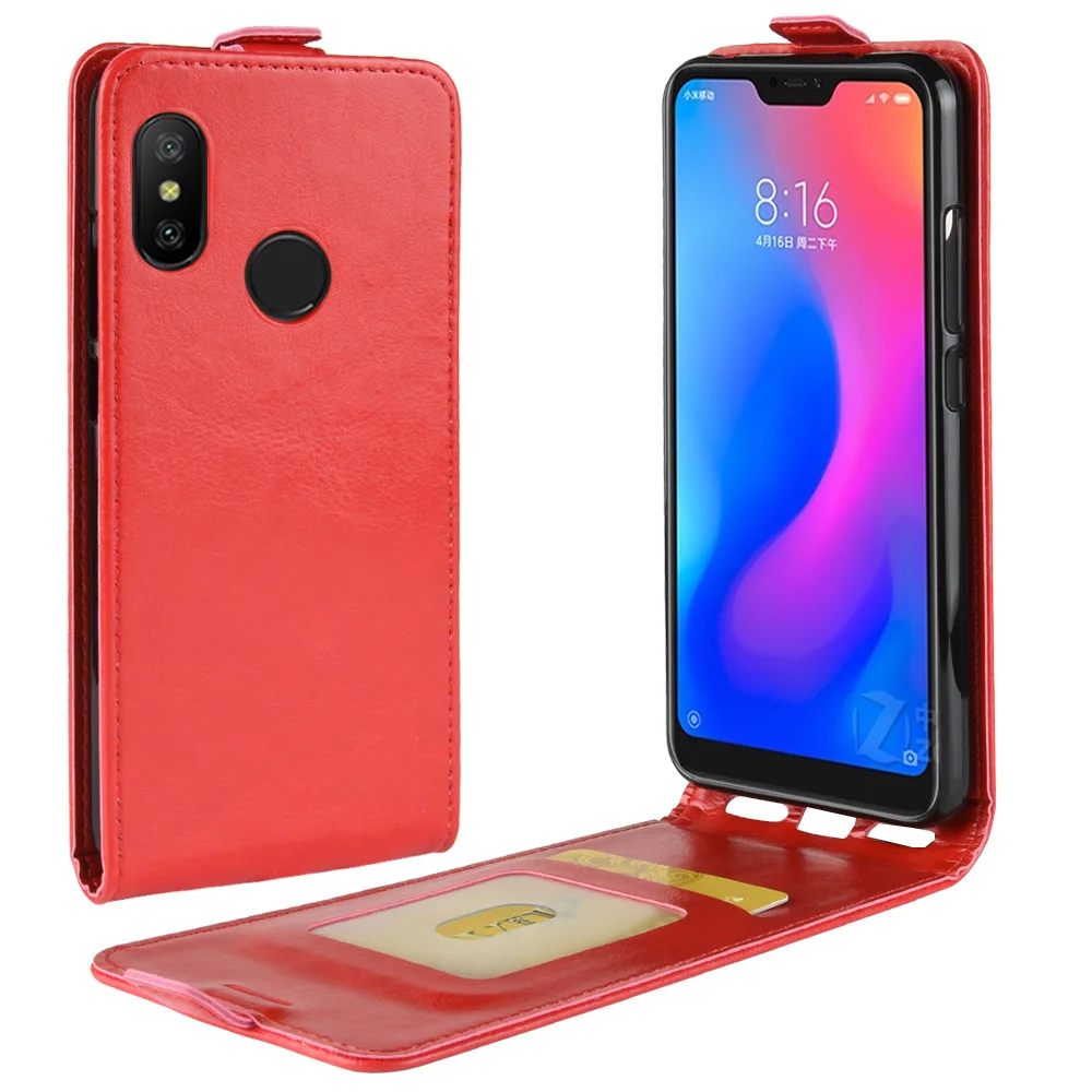 YINGHUI Роскошный Ретро книга из искусственной кожи чехол для Xiao mi Red mi 6 Pro Чехол для телефона Вертикальный флип-чехол сумка для Xiaomi mi A2 Lite