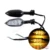 Moto Nero LED di Segnale di Girata Lampeggiatore Indicatore Luminoso Lampeggiante Lampada per Yamaha FZ 6R YZF R1 R6 TDM MT 07 09 25 YBR 125 250