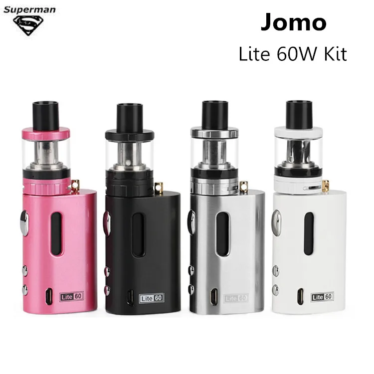 Original JomoTech Lite 60 Kit Electronic Cigarette VW Mod 1-60w VTC 200F-600F Vaporizer Vaping Box Mods Atomizer Jomo 4 Color Original JomoTech Lite 60 Kit Electronic Cigarette VW Mod 1-60w VTC 200F-600F Vaporizer Vaping Box Mods Atomizer Jomo 4 Color