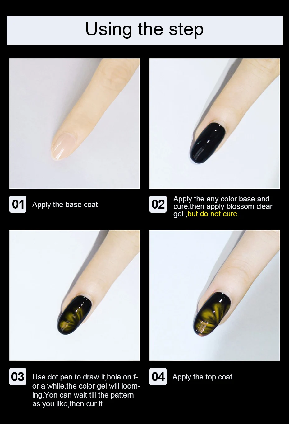 Rosalind 10 мл прозрачный гель для ногтей для дизайна ногтей DIY волшебный эффект цветущего цветка Гель-лак УФ Гель-лак удаляемый путем отмачивания лак