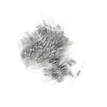 100 шт 1 Вт 1 Ом 5% Резистор 1 Вт 1R Ом резистор из углеродистой пленки+/-5% 1 Вт Сопротивление цветному кольцу