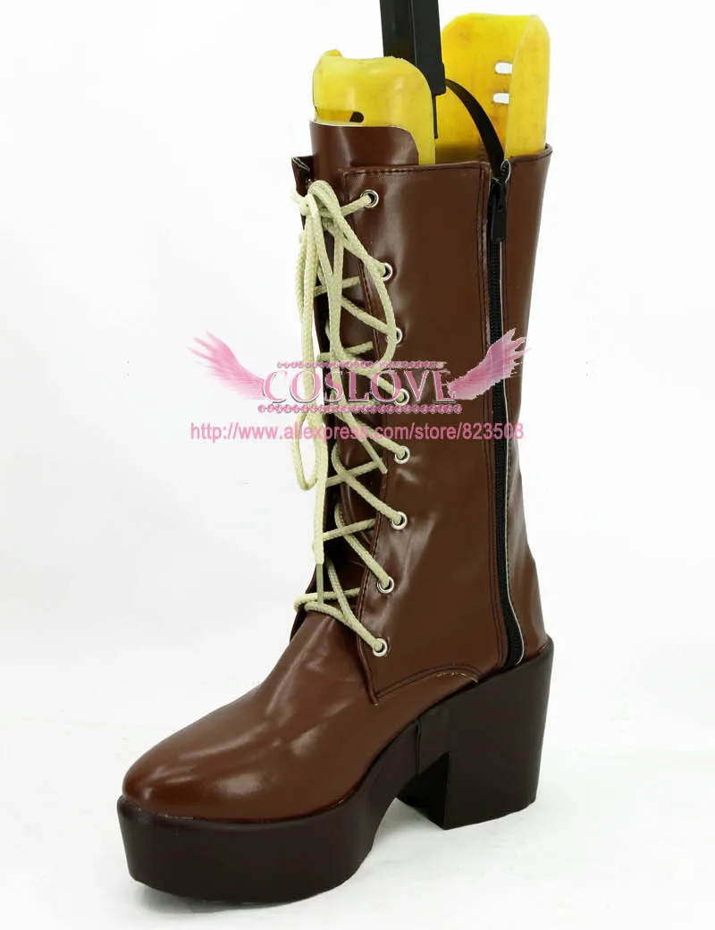 Persona 5 Anne Takamaki Brown Cosplay Shoes (1)
