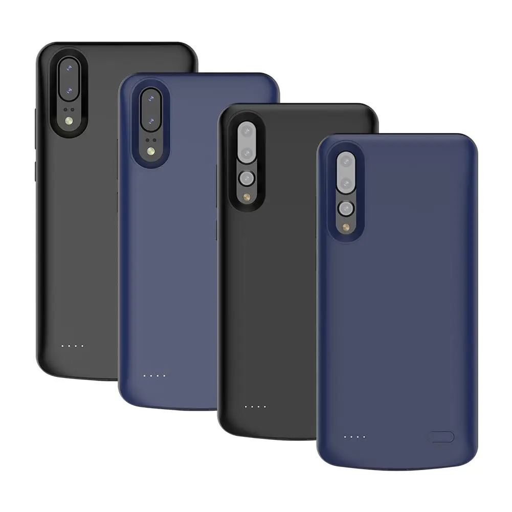 

3600mAh Power Bank Charging Case External Backup Battery Charger Cases USB Backup Soft Edge Case for Huawei P20/P20 Pro